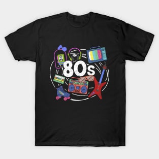 Awesome Retro 80s Vintage Throwback Novelty T-Shirt